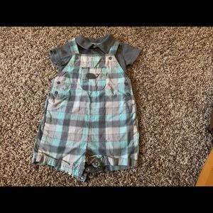 Carter’s boys matching overall set